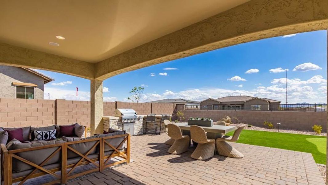 Image 37 representing the 45RM2 by Taylor Morrison in Almeria at Rancho Mercado, Surprise, AZ. Image 37 representing the 45RM2 by Taylor Morrison in Almeria at Rancho Mercado, Surprise, AZ.