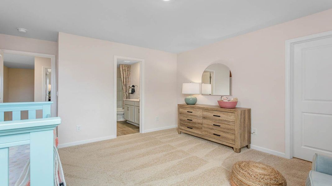 Furnished interior view inside a new home in Havencrest, Greensboro (Image 35).