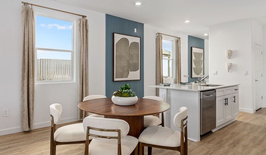 Furnished interior view inside a new home in Redford Estates, Tucson (Image 12).
