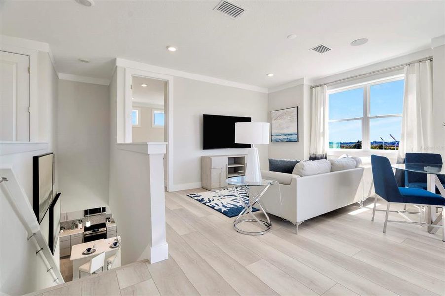 Furnished interior view inside a new home in , Wesley Chapel (Image 17).