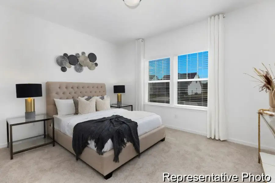 Furnished interior view inside a new home in Wendell Springs, Wendell (Image 19).