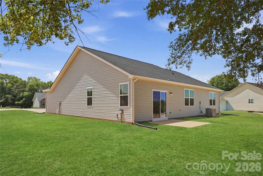 Exterior details and patio area of a home in , Shelby (Image 3).