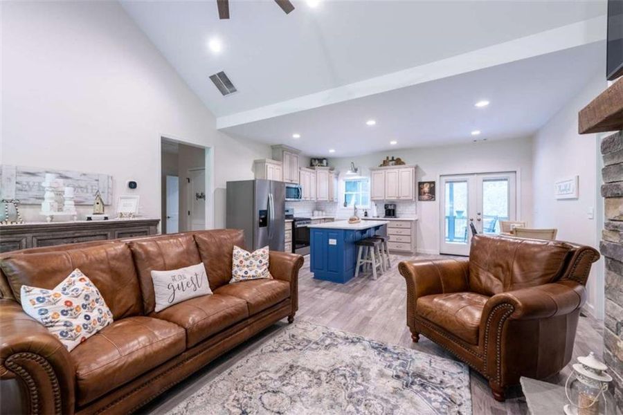 Furnished interior view inside a new home in , Ellijay (Image 49). Furnished interior view inside a new home in , Ellijay (Image 49).