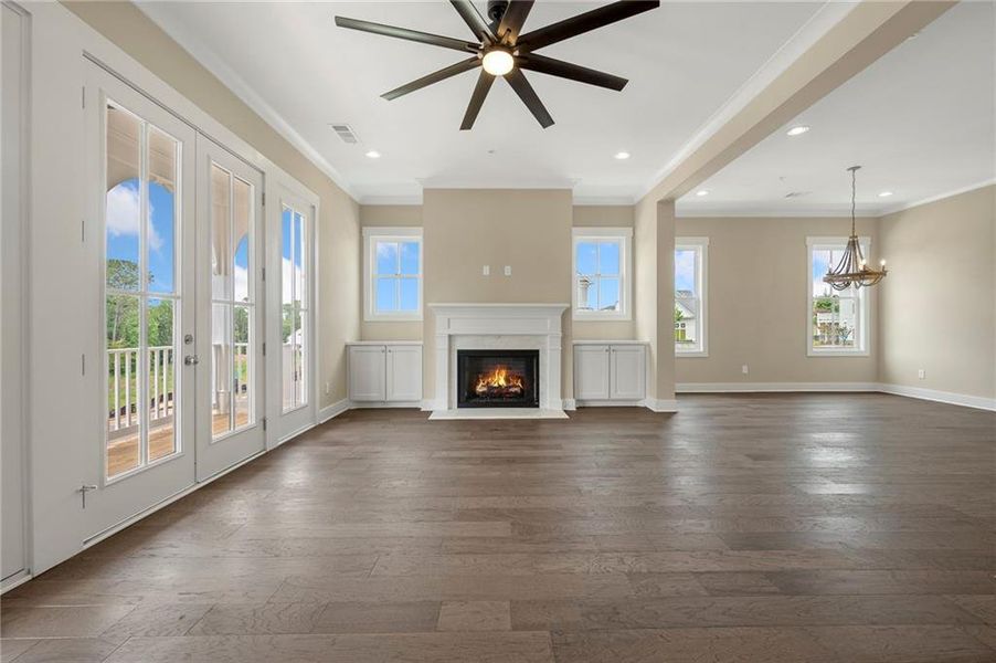 Spacious, unfurnished interior of a new home in Devin's Shire, Kennesaw (Image 11).