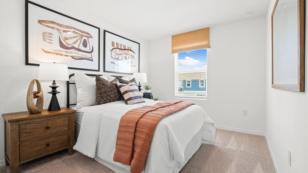 Representative furnished interior of a home built from the Marigold by Taylor Morrison in The Towns at Tiburon, Nokomis (Image 16).