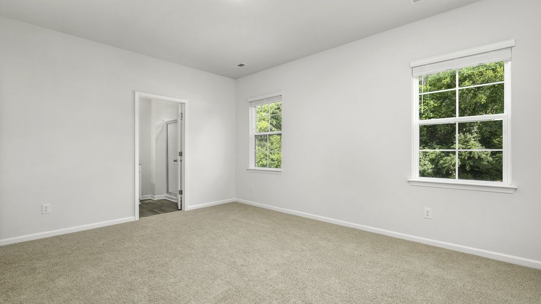 Representative unfurnished interior of a home built from the Dylan by D.R. Horton in Waverly Place, Linwood (Image 20). Representative unfurnished interior of a home built from the Dylan by D.R. Horton in Waverly Place, Linwood (Image 20).