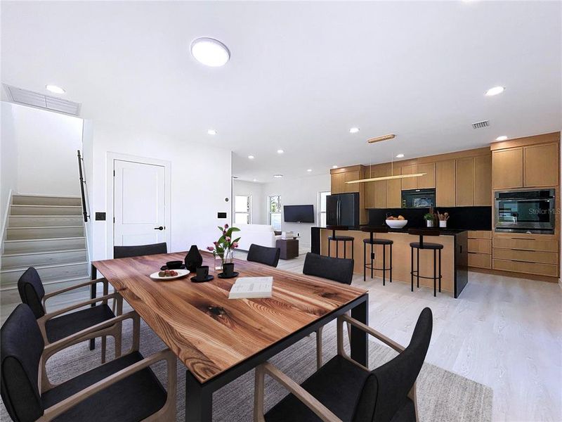 Furnished interior view inside a new home in , St. Petersburg (Image 16).