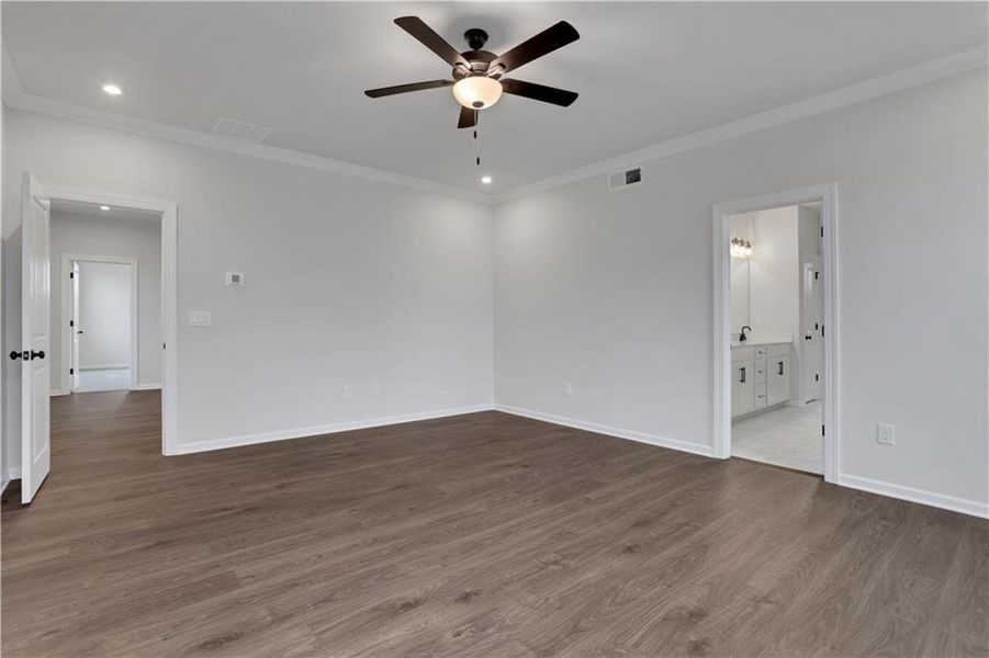 Spacious, unfurnished interior of a new home in Acacia, Cumming (Image 35). Spacious, unfurnished interior of a new home in Acacia, Cumming (Image 35).