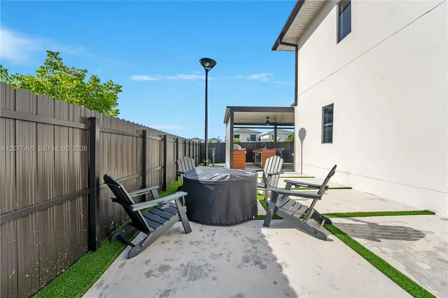 Exterior details and patio area of a home in , Florida City (Image 25). Exterior details and patio area of a home in , Florida City (Image 25).