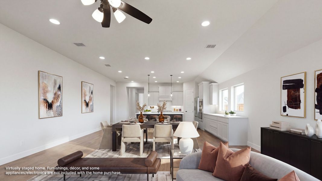 Furnished interior view inside a new home in Lakewood Village, Lakewood Village (Image 8).