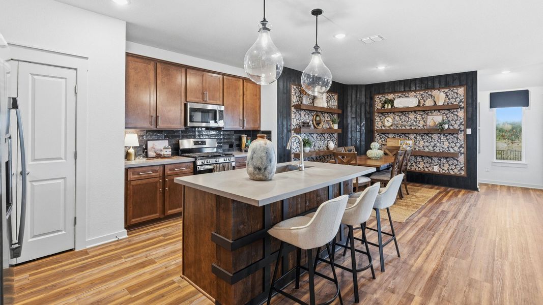 Model home photos of similar floorplans, not pictures of actual home.