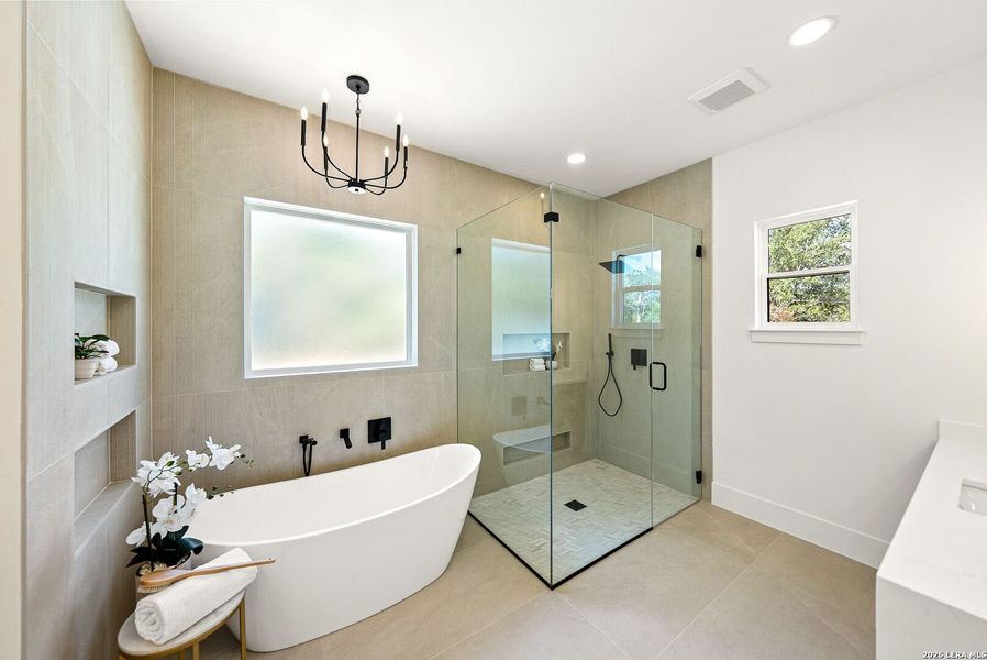 Furnished interior view inside a new home in , Boerne (Image 11).