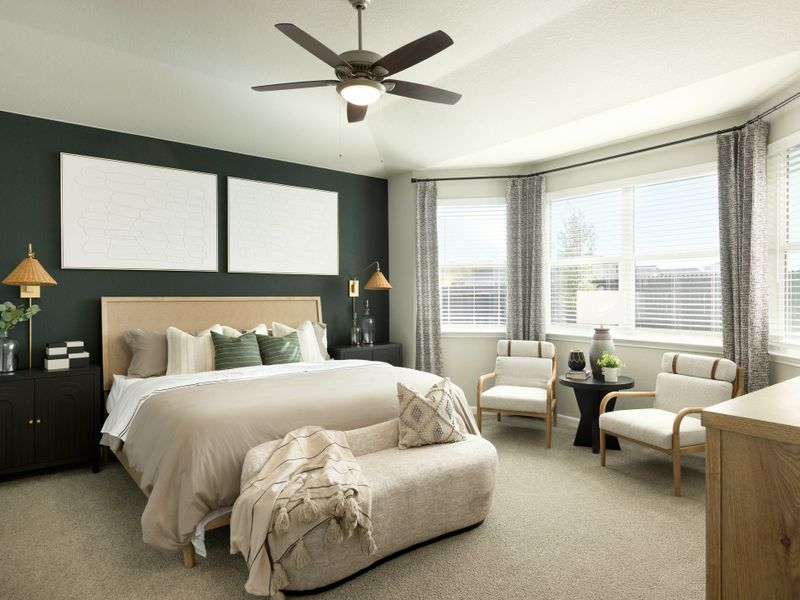 Furnished interior view inside a new home in Carmel Ranch, Schertz (Image 8).