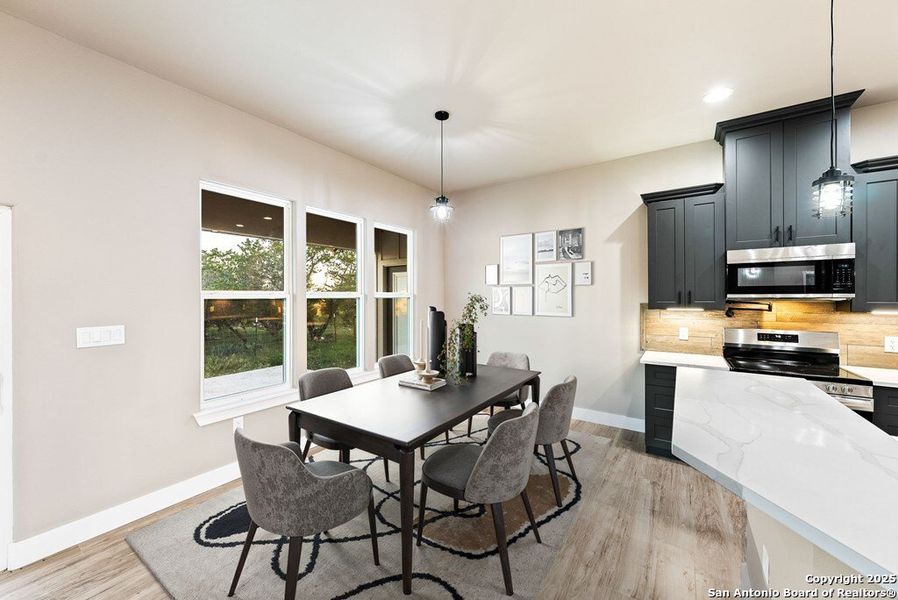 Furnished interior view inside a new home in , Kerrville (Image 10).