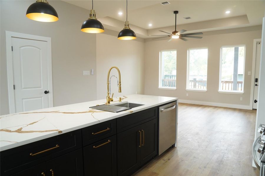 Furnished interior view inside a new home in , Houston (Image 8).