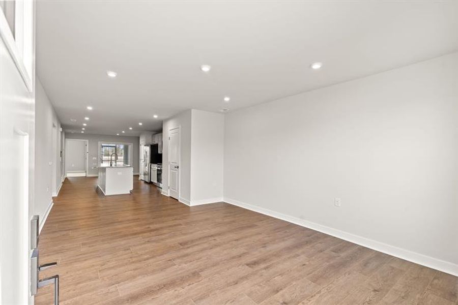 Spacious, unfurnished interior of a new home in Lakes at Riverbend Townhomes, Navassa (Image 11).