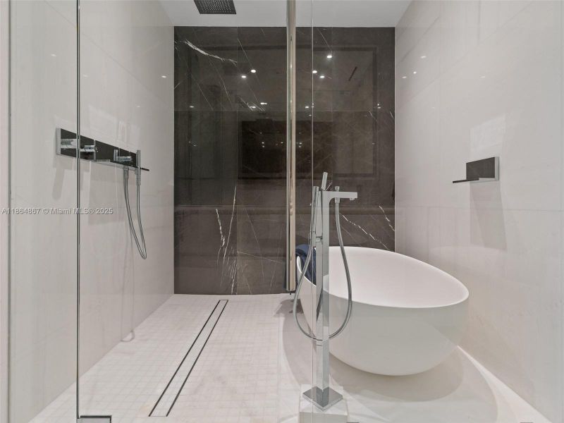 Furnished interior view inside a new home in , Miami (Image 13).