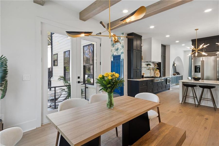 Furnished interior view inside a new home in , Atlanta (Image 43).