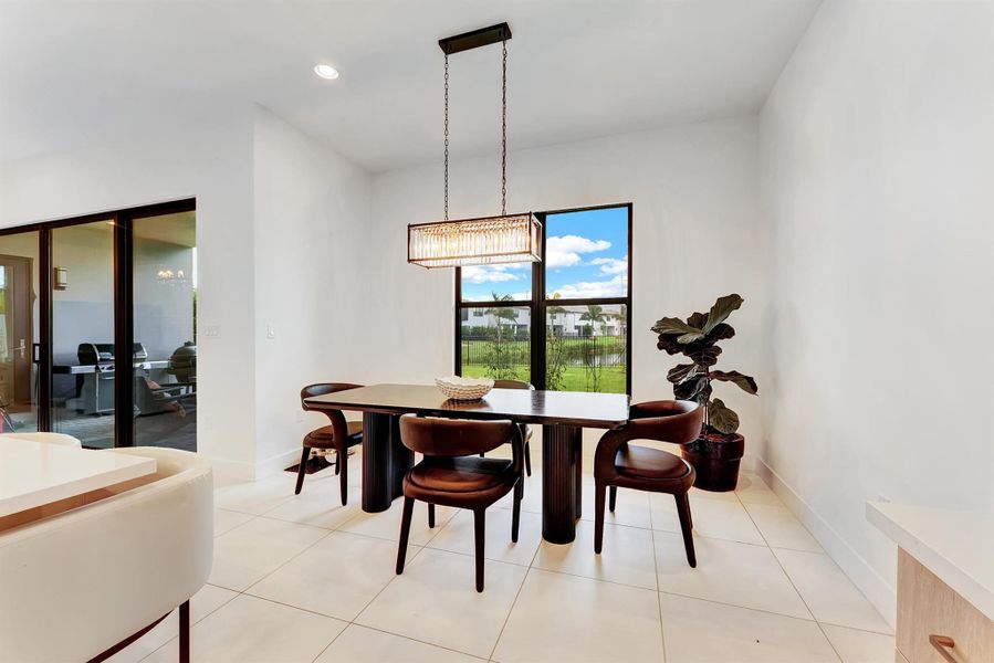 Furnished interior view inside a new home in , Boca Raton (Image 26).