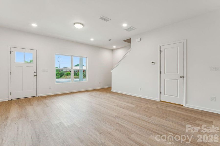 Living Room & Front Entrance