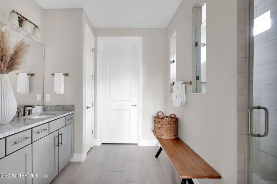 Furnished interior view inside a new home in , Yulee (Image 11).