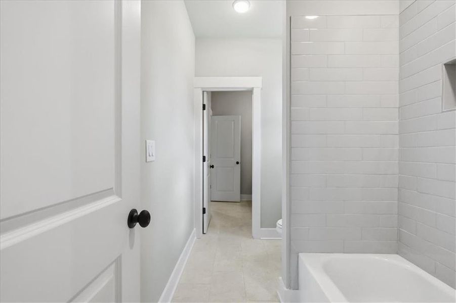 Furnished interior view inside a new home in , Statham (Image 18).