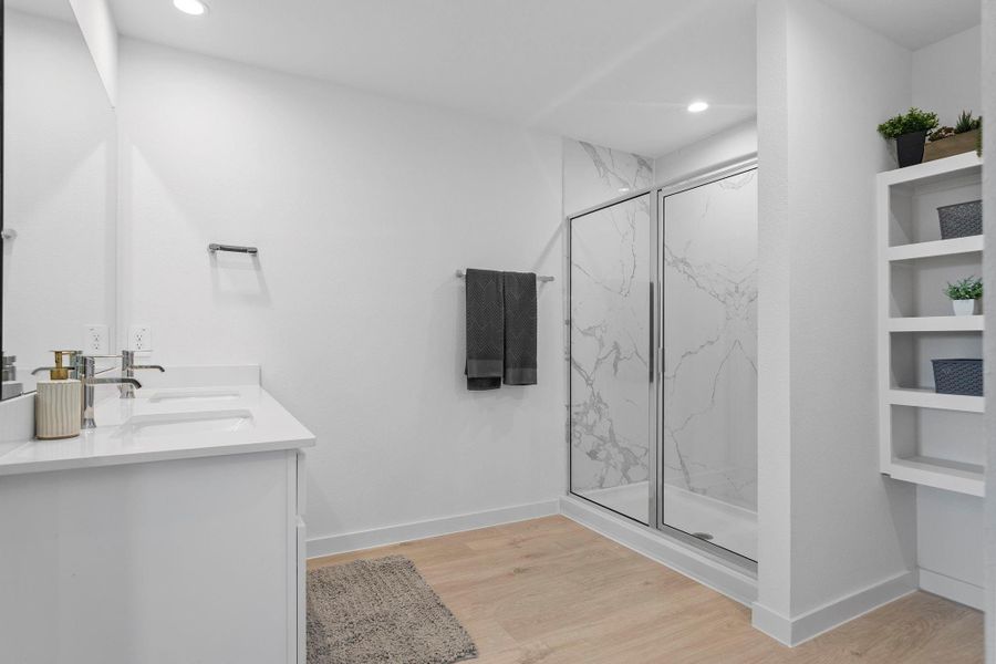 Furnished interior view inside a new home in Tamarron, Fulshear (Image 4).