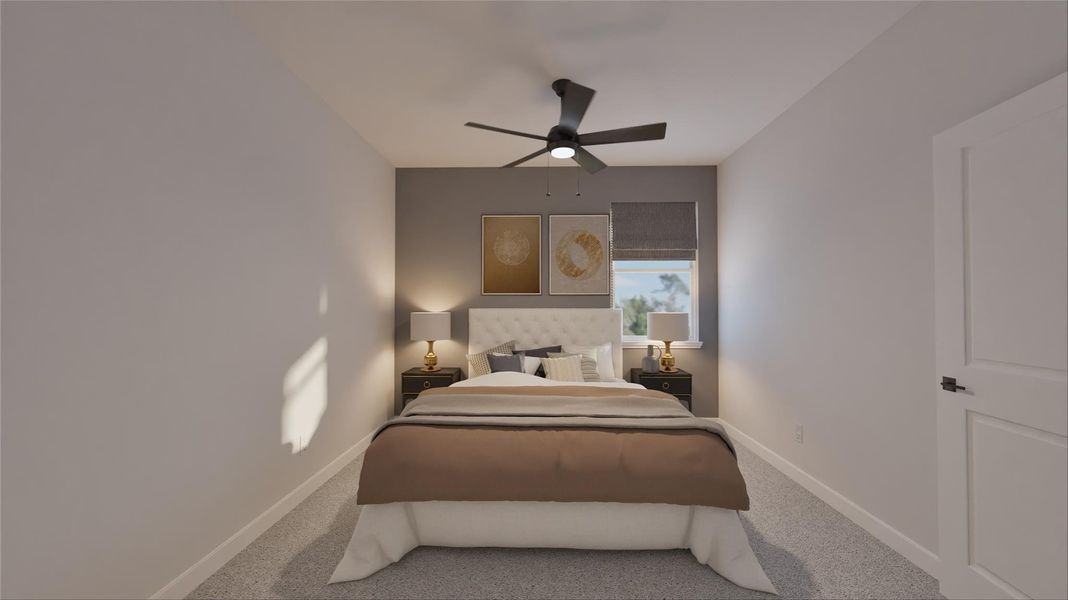 Furnished interior view inside a new home in The Porch at Du Pre, Buda (Image 16). Furnished interior view inside a new home in The Porch at Du Pre, Buda (Image 16).