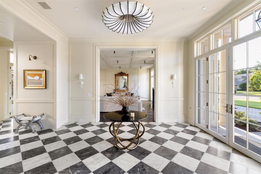 Furnished interior view inside a new home in , Dallas (Image 11).