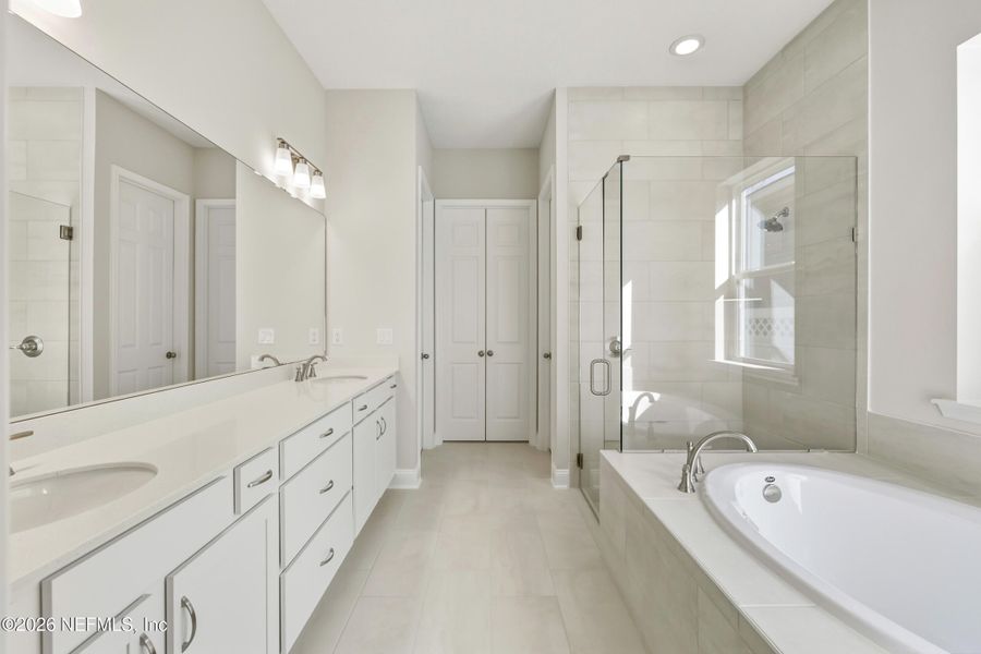 Furnished interior view inside a new home in Silver Landing at SilverLeaf, St. Augustine (Image 31).