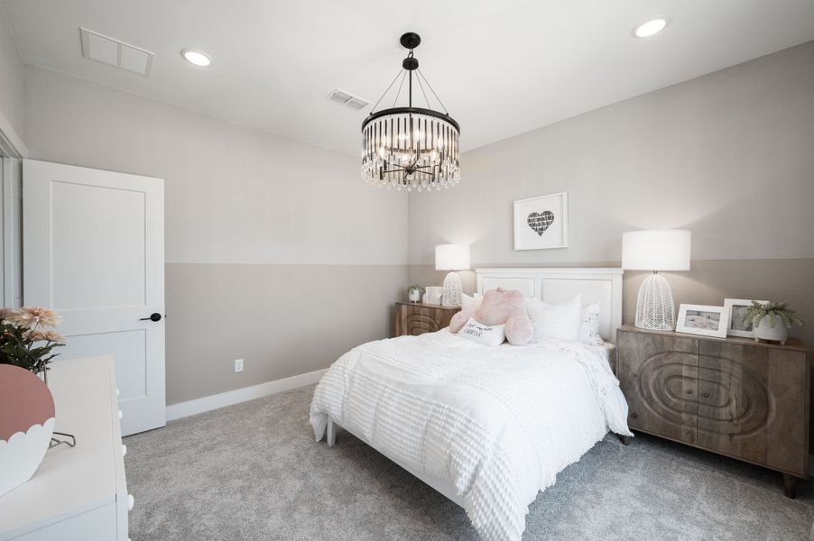 Furnished interior view inside a new home in The Orchard At Pecan Ridge, Fulshear (Image 33).