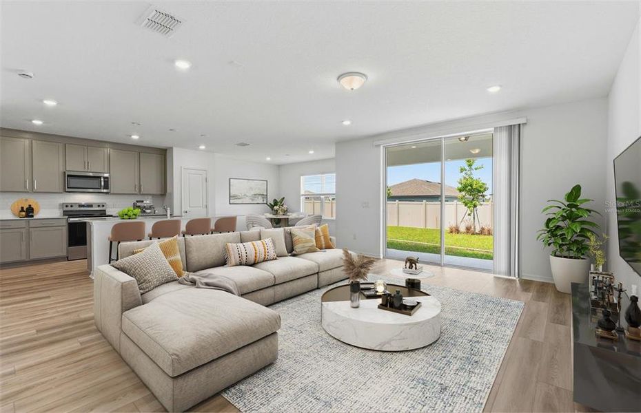 Furnished interior view inside a new home in Silverlake, Lake Alfred (Image 3).