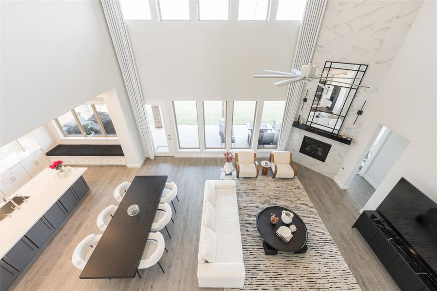 Furnished interior view inside a new home in Elyson 65', Katy (Image 30). Furnished interior view inside a new home in Elyson 65', Katy (Image 30).