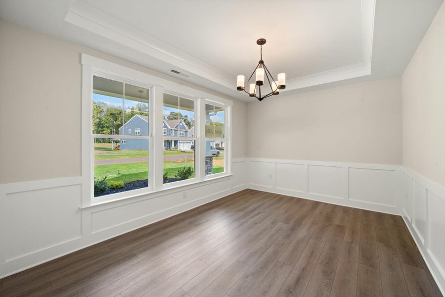 Spacious, unfurnished interior of a new home in Fiddler's Ridge, Advance (Image 19).