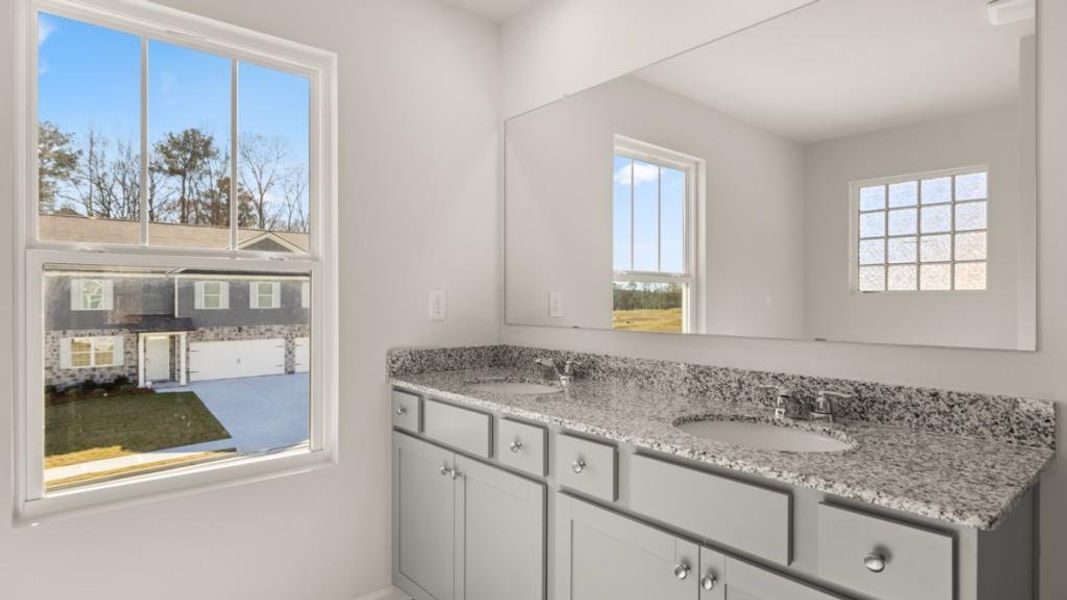 Furnished interior view inside a new home in South Wind, Union City (Image 6).