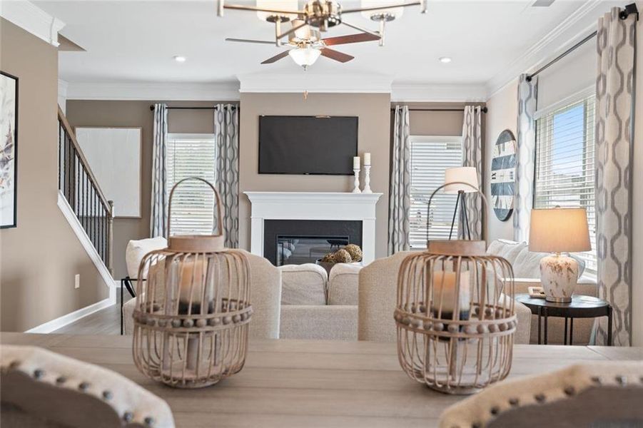 Furnished interior view inside a new home in Evergreen at Lakeside, Temple (Image 13).