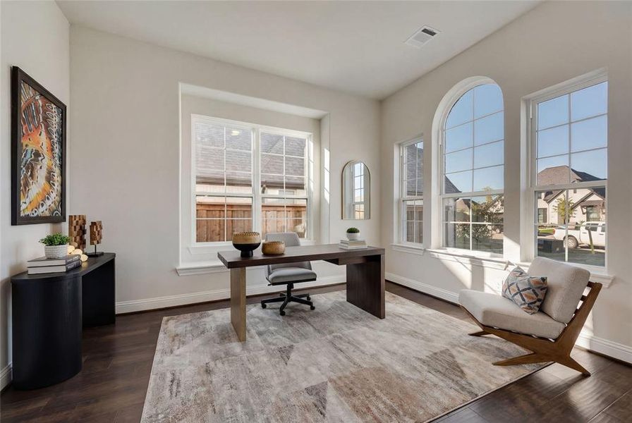 Furnished interior view inside a new home in Somercrest, Midlothian (Image 10).