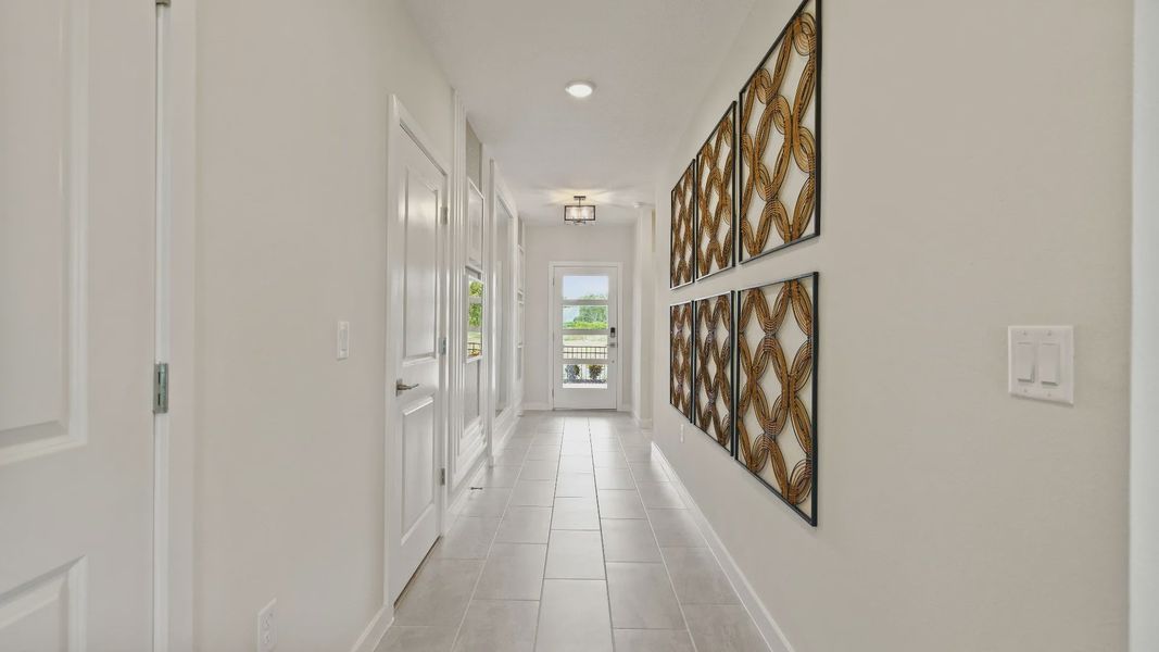 Furnished interior view inside a new home in Hamilton Bluff, Lake Hamilton (Image 7).