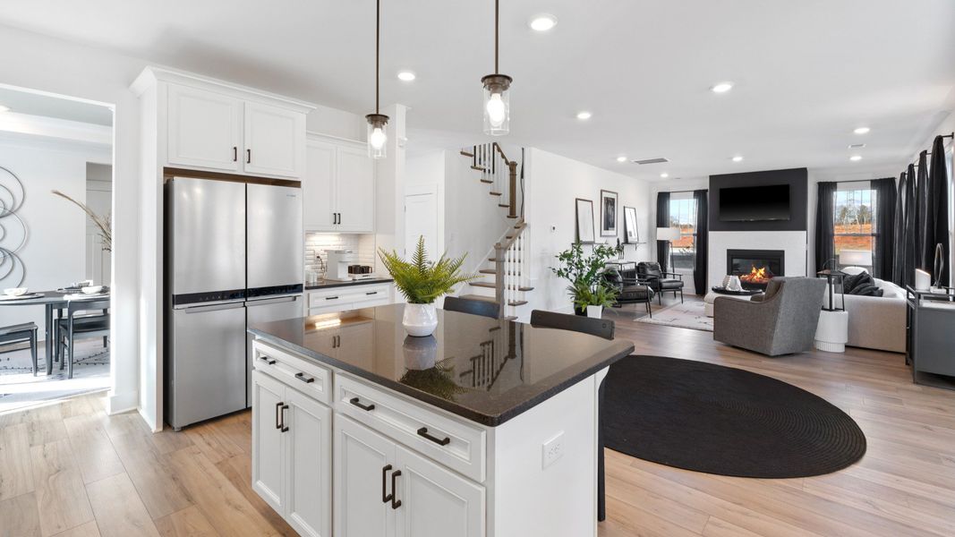 Representative furnished interior of a home built from the Drayton by DRB Homes in The Reserve at Livingston Park, Easley (Image 16).