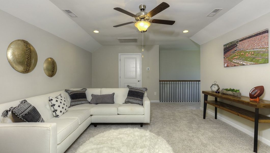 Furnished interior view inside a new home in Reserve at Tap Root Farms, Fletcher (Image 31). Furnished interior view inside a new home in Reserve at Tap Root Farms, Fletcher (Image 31).