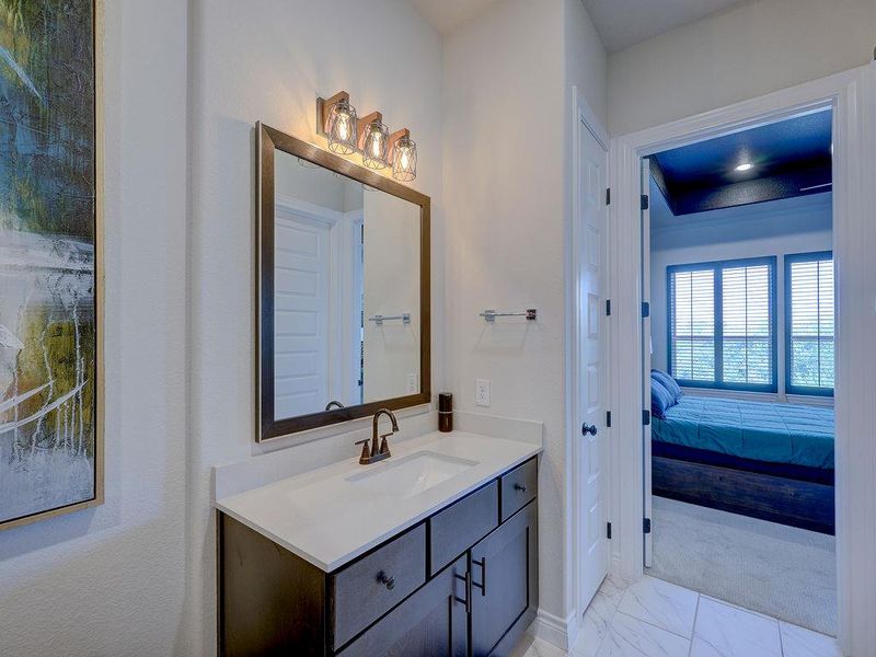 Furnished interior view inside a new home in , Liberty Hill (Image 27).
