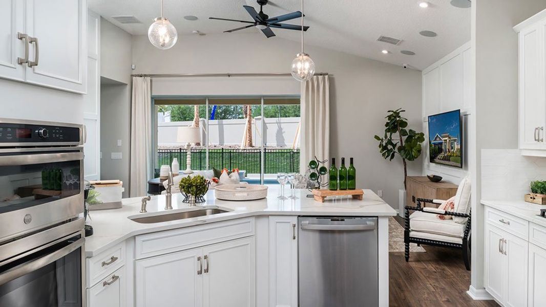 Representative furnished interior of a home built from the Saint Thomas by Taylor Morrison in Central Park, Port St. Lucie (Image 16).