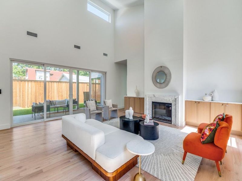 Furnished interior view inside a new home in , Dallas (Image 15). Furnished interior view inside a new home in , Dallas (Image 15).