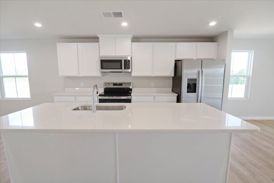 Furnished interior view inside a new home in Everly 2-Story, Spartanburg (Image 5).