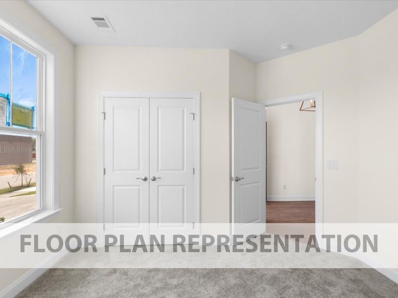 Stanford Plan Secondary Bedroom | Ivey Homes