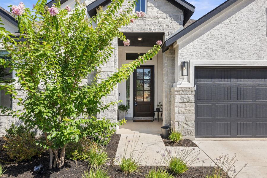 Exterior details and patio area of a home in Sweetwater, Austin (Image 3).