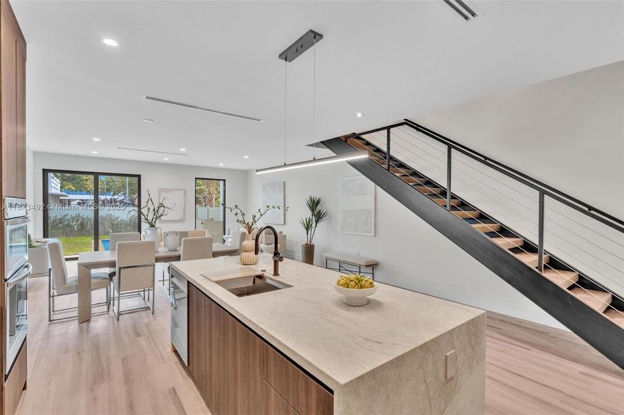 Furnished interior view inside a new home in , Miami (Image 36). Furnished interior view inside a new home in , Miami (Image 36).