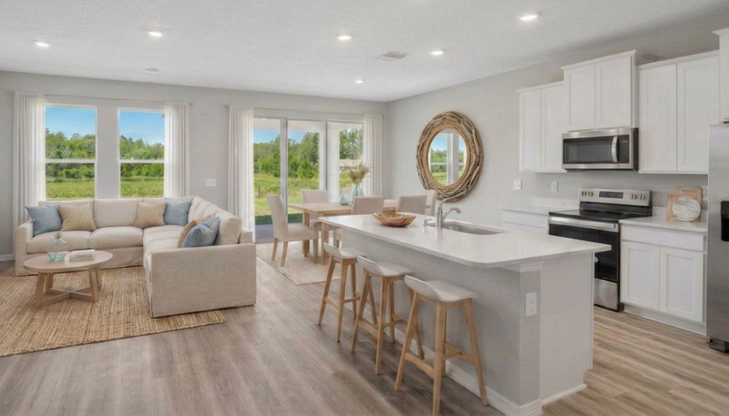 Furnished interior view inside a new home in Deerbrook, Land O' Lakes (Image 9).