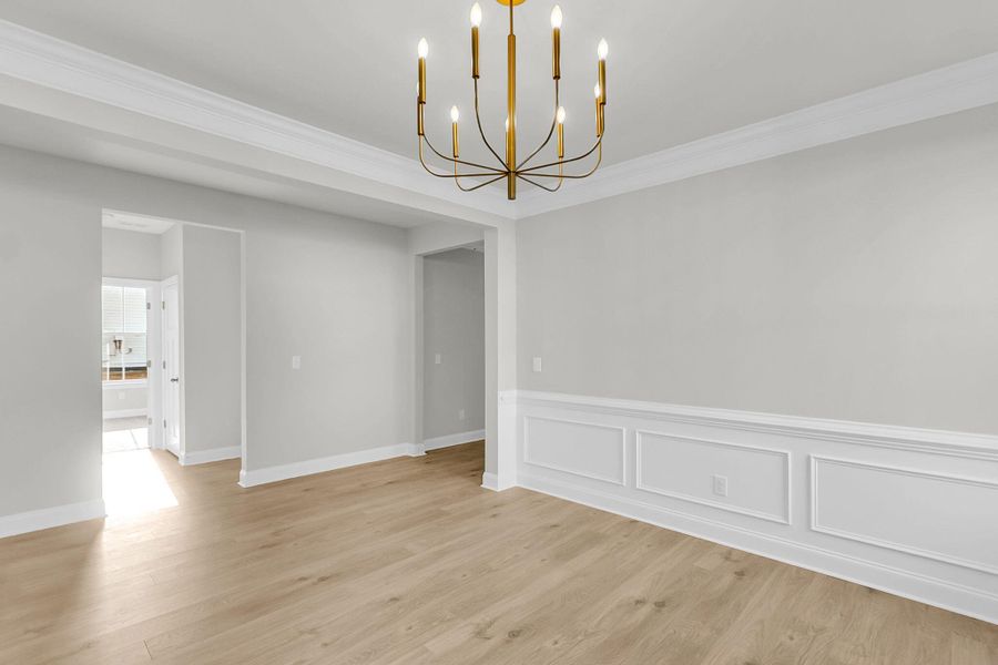 Spacious, unfurnished interior of a new home in Tidewater at Lakes of Cane Bay, Summerville (Image 34).