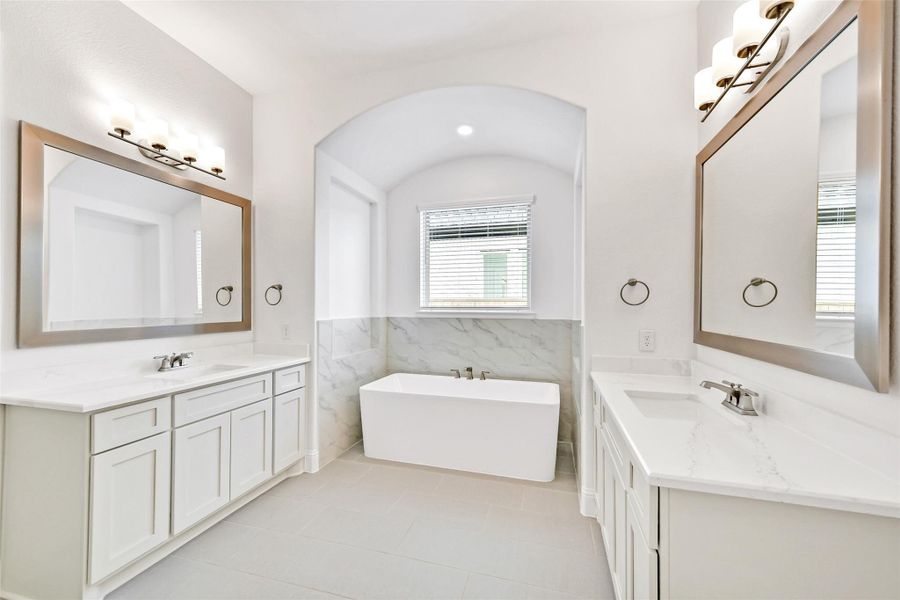 Furnished interior view inside a new home in , Manvel (Image 5).